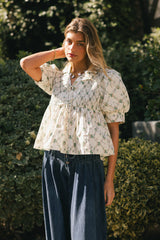 Denise Floral Blouse - FINAL SALE