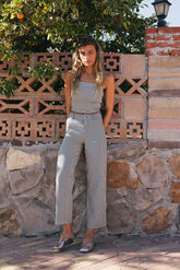 Fiorelle Striped Wide Leg Jeans - FINAL SALE