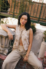 Kellie Floral Knit Vest - FINAL SALE