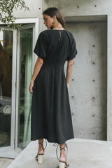 Maeve Midi Dress in Black - FINAL SALE