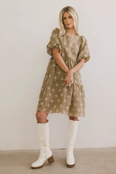 Marco Embroidered Mini Dress - FINAL SALE