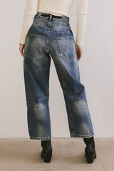 Jocelyn Barrel Jeans in Medium Wash - FINAL SALE