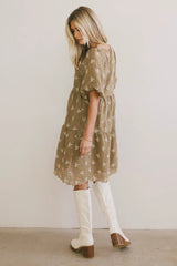 Marco Embroidered Mini Dress - FINAL SALE