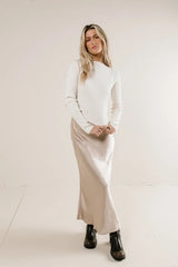 Vanessa Twofer Dress in Champagne - FINAL SALE