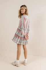 Striped Textured Mini Dress - FINAL SALE