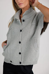 Sadie Knit Cardigan in Grey - FINAL SALE