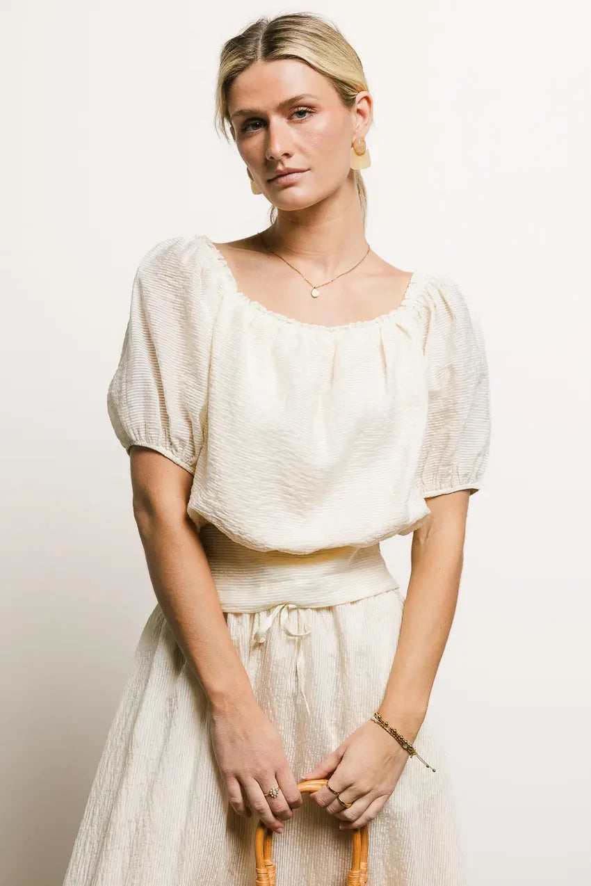 Caroline Striped Blouse - FINAL SALE