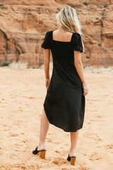 Taja Pleated Midi Dress - FINAL SALE