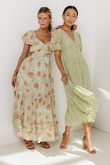 Rowan Lace Dress in Sage - FINAL SALE