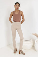 Erin Pants in Tan - FINAL SALE