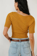 Toni Sweater Top in Yellow - FINAL SALE
