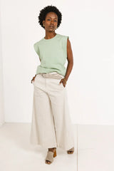 Maguire Muscle Tee in Sage - FINAL SALE