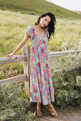 Skipper Tropical Midi Dress - FINAL SALE
