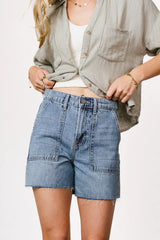 Gracey High Rise Dad Shorts - FINAL SALE