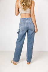 Imani Straight Leg Utility Jeans - FINAL SALE