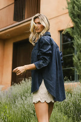 Cory Denim Button Up - FINAL SALE