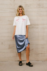 Red Bows Graphic Tee - FINAL SALE