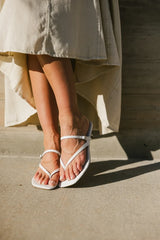 Steve Madden Jessa Leather in White - FINAL SALE