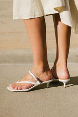 Steve Madden Jessa Leather in White - FINAL SALE