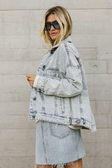 Bronwyn Jacket in Light Wash - FINAL SALE