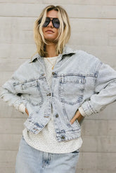 Bronwyn Jacket in Light Wash - FINAL SALE