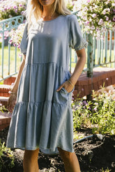 Vinnny Chambray Midi Dress - FINAL SALE