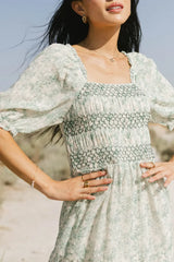 Nadia Smocked Midi Dress - FINAL SALE