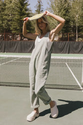 Marie Jumpsuit in Green - FINAL SALE