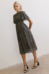 Sofia Midi Dress in Purple - FINAL SALE