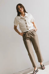 Kamryn Trouser in Mocha - FINAL SALE