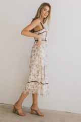 Zinnia Floral Tie Strap Dress - FINAL SALE