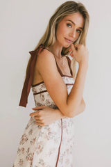 Zinnia Floral Tie Strap Dress - FINAL SALE
