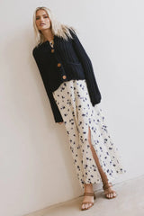 Daniella Floral Dress in Cream - FINAL SALE