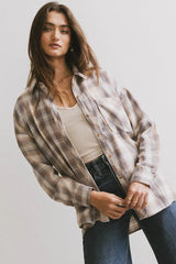 Franky Plaid Flannel Button Up - FINAL SALE