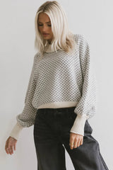 Nathalia Knit Sweater in Ivory - FINAL SALE