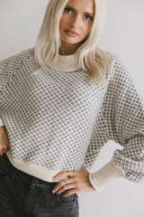 Nathalia Knit Sweater in Ivory - FINAL SALE