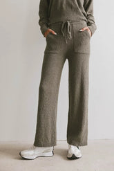 Breck Knit Pants in Olive - FINAL SALE