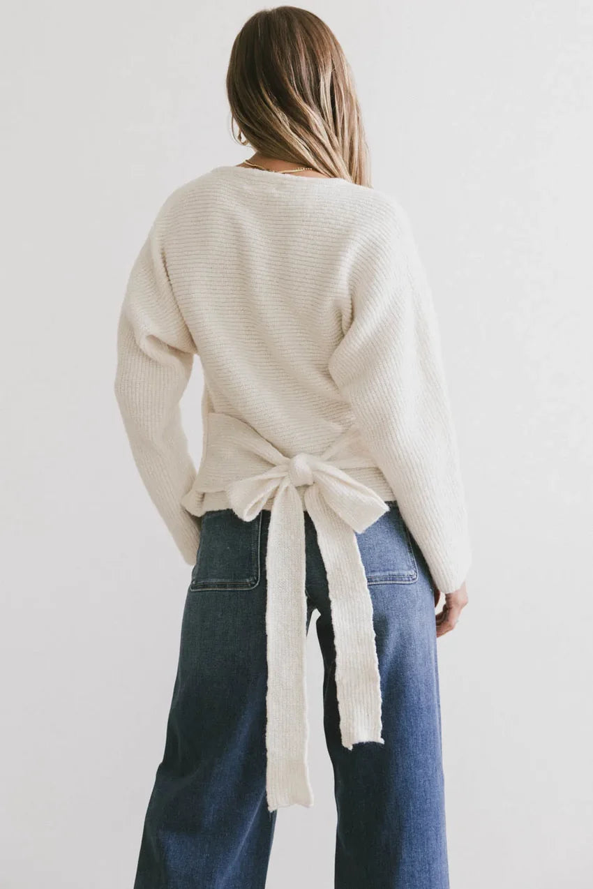 Azura Knit Sweater in Cream - FINAL SALE