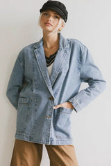 Hesper Denim Blazer - FINAL SALE