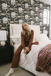 Breck Knit Pants in Brick - FINAL SALE