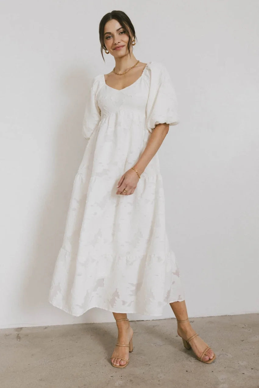 Bethany Maxi Dress in Ivory - FINAL SALE