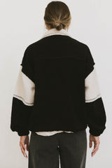 Indra Quarter Zip in Black - FINAL SALE