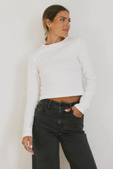 Hallie Top in Ivory - FINAL SALE