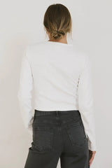 Hallie Top in Ivory - FINAL SALE