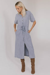 Marigold Denim Midi Dress - FINAL SALE