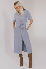 Marigold Denim Midi Dress - FINAL SALE