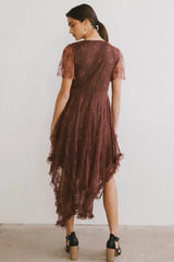 Francine Embroidered Mesh Dress - FINAL SALE