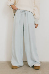 Luisa Wide Leg Pants in Blue - FINAL SALE