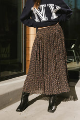 Pascal Pleated Floral Skirt - FINAL SALE