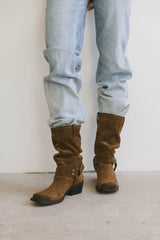 Steve Madden Ruskin Boots in Tan Suede - FINAL SALE